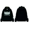 25SS RHUDE Geometric Hooded Sweatshirt - Men's Trendy European & American Style Jacket