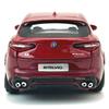 Bburago Scale Alfa Romeo SUV Stelvio Q4 Quadrofoglio V6 BI TURBO 510hp 2017 1/43 (Red) [Used]