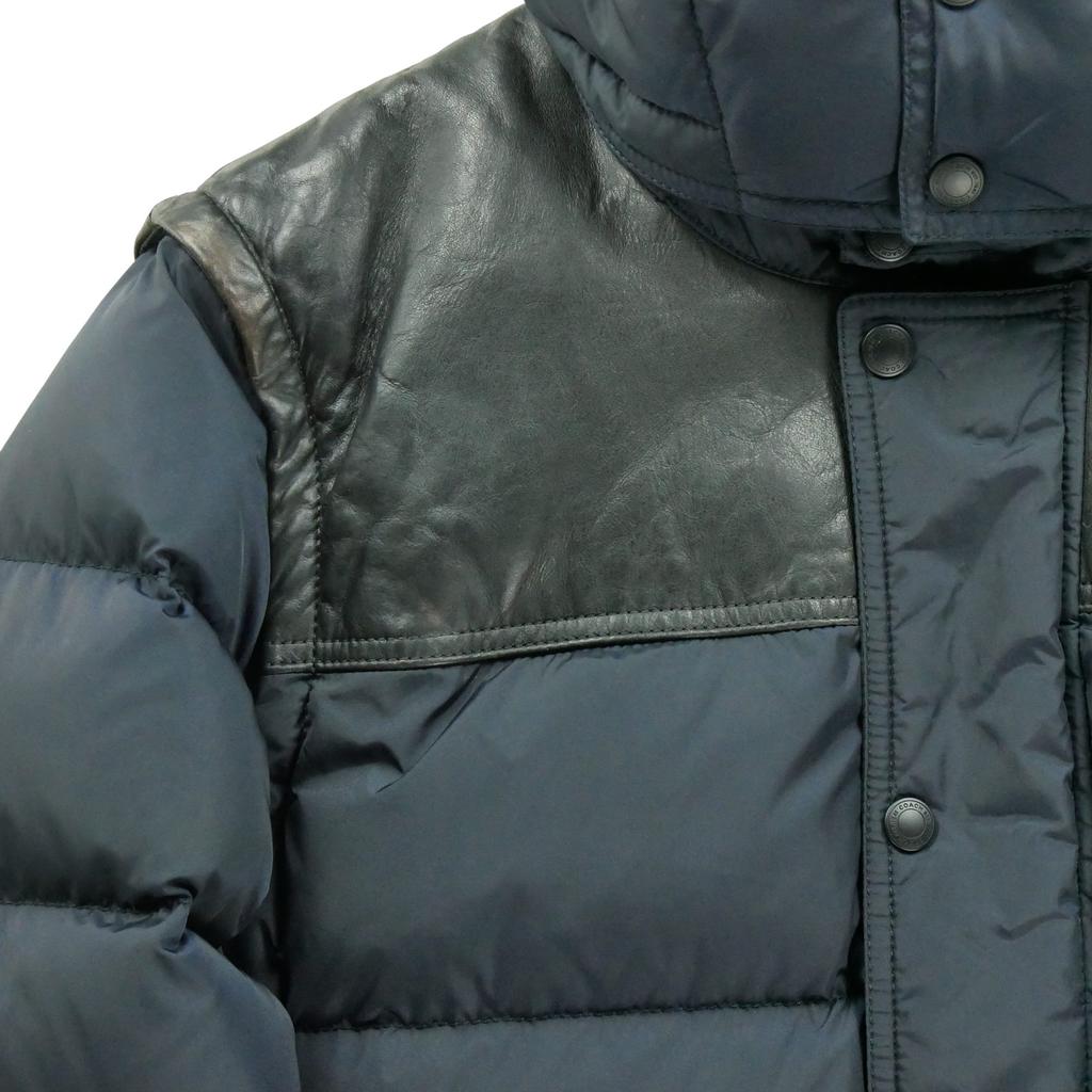 Men's 2 In 1 Navy Down Jacket