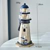 Holz Leuchtturm Strand Thema Party Dekoration Figur Skulptur für Kamin Schreibtisch