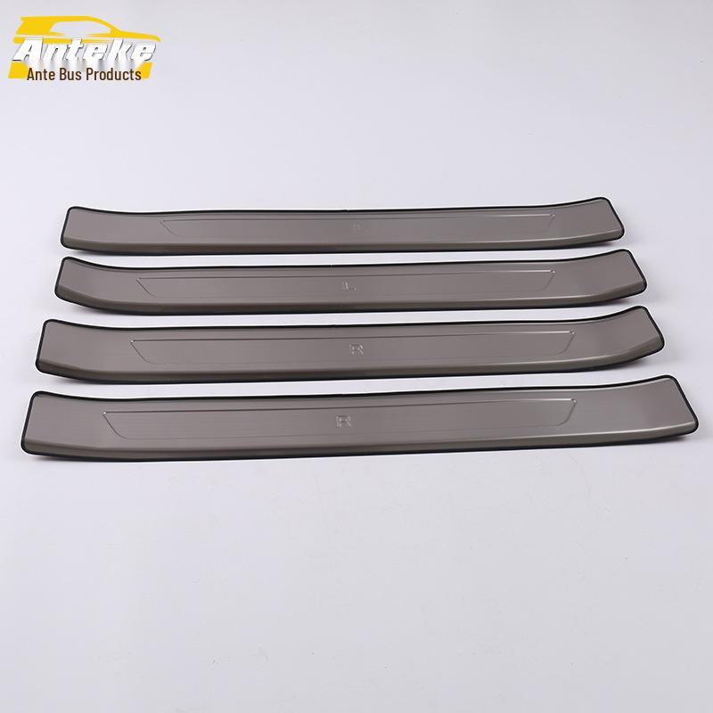 19 CX8 Sill & Bumper Trim Stickers: Bright Strips & Trunk Plate Modification Accessories