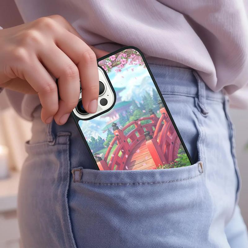 Anime Scenery Art Phone Case For iPhone 17 Air 15 16e 14 13 Pro Max Coque 12 11 Pro Max PLUS Cover