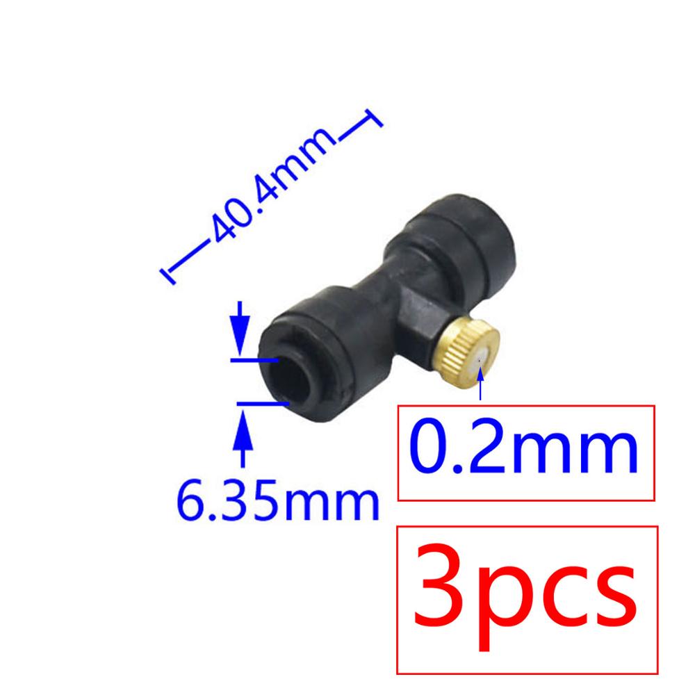 Garden Water Spray Nozzle 0.2/0.3/0.4/0.5/0.6mm Misting Spray System Nebulizer For Flowers Plant Humidifi Cation