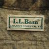 L.L.Bean 80s vintage Realtree Pattern Long sleeve Chamois Cloth shirt Men's Used