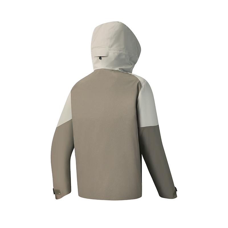 FILA Explorer Fashionable Personality Mountain Outdoor Color Block Two-Piece Hooded Down Jacket Men outerwear Moon-Gray A61M547902FGY