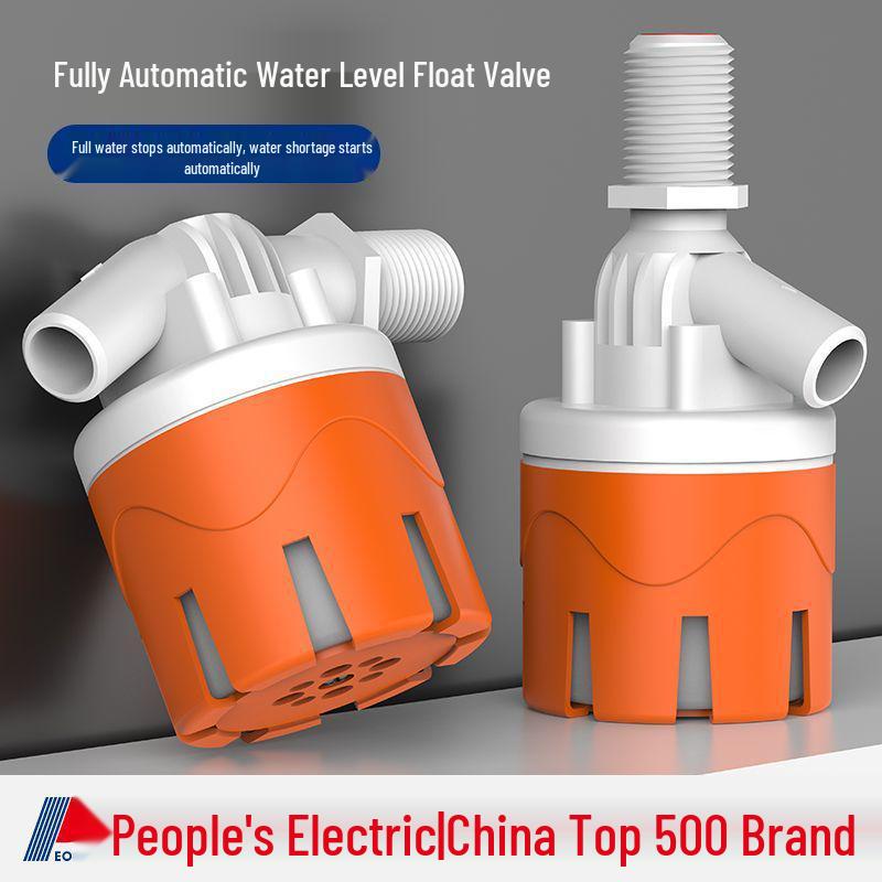 Automatic Float Valve for Water Tanks: Anti-Overflow Shut-off Ball Valve with Full Water Stop Function.