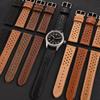Vintage Genuine Leather Strap for Omega For Samsung Galaxy Watch 6 5 4 Soft Cowhide Breathable Wristband 18mm 20mm 22mm Bracelet