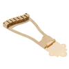 Bridge Tailpiece Replacement for Electric Jazz Guitar Musical Instrument AccessoriesGold