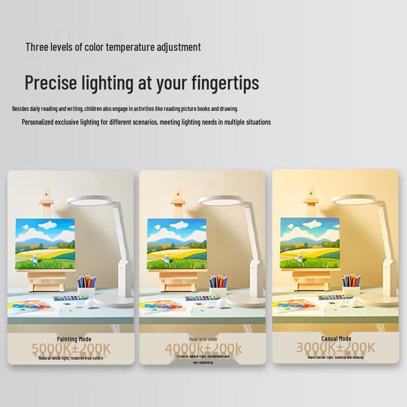 Rechargeable LED Eye-Protection Desk Lamp