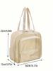1 Pvc Waterproof Storage Bag Portable Large-Capacity Toiletry Bag with Shoe Compartment and Zipper Flap Pocket Pants for Gym