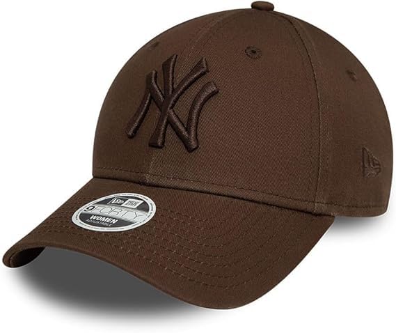 New Era 9forty Deep Popular Free Women's Cap, Fit, Hat, 940, Yankees/Dodgers, Unisex, MLB, Women's (JP, Alphabet, Size, Brown) [Used]