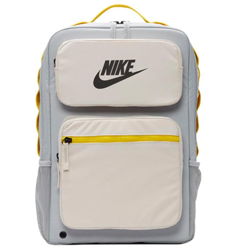 Nike Polyester Backpack Regular Men's Light Gray Lightweight Casual BA6170-077