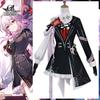 Game Honkai Star Rail Evernight March 7th Cosplay Costume Mysterious Foreign Guest Women Dress Halloween Party Suit