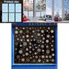 Christmas Snowflake Static Cling Window Decals For Holiday Decor Set Of Six Pvc