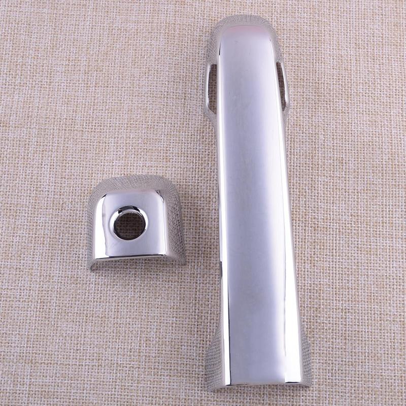 Car Exterior Door Handle Cover Trim Set With Smart Entry Fit For Toyota Land Cruiser Prado Lexus GX460