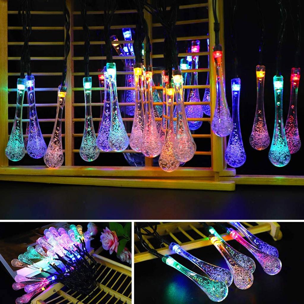 Outdoor Solar Powered 30 LED String Lights Garden Patio Yard  Lights Party Festive Christmas Decoration Valentine's Day Decoration