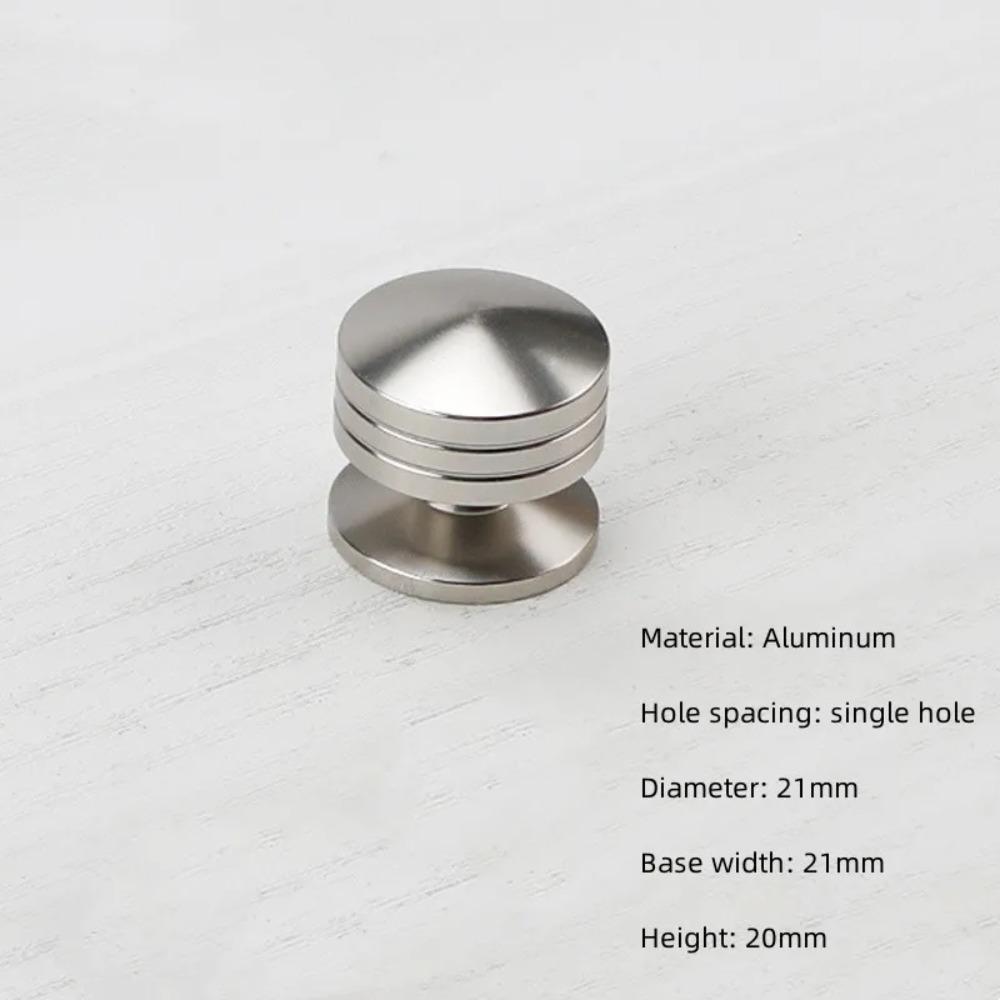 Silver Furniture Handle Single Hole Furniture Knobs Small Door Handle Cabinet Pulls Wardrobe