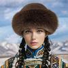 Basin Hat Women Winter Warm Thickened Brim Bucket Hat Solid Color Windproof Outdoor Cold Weather Hat Headwear
