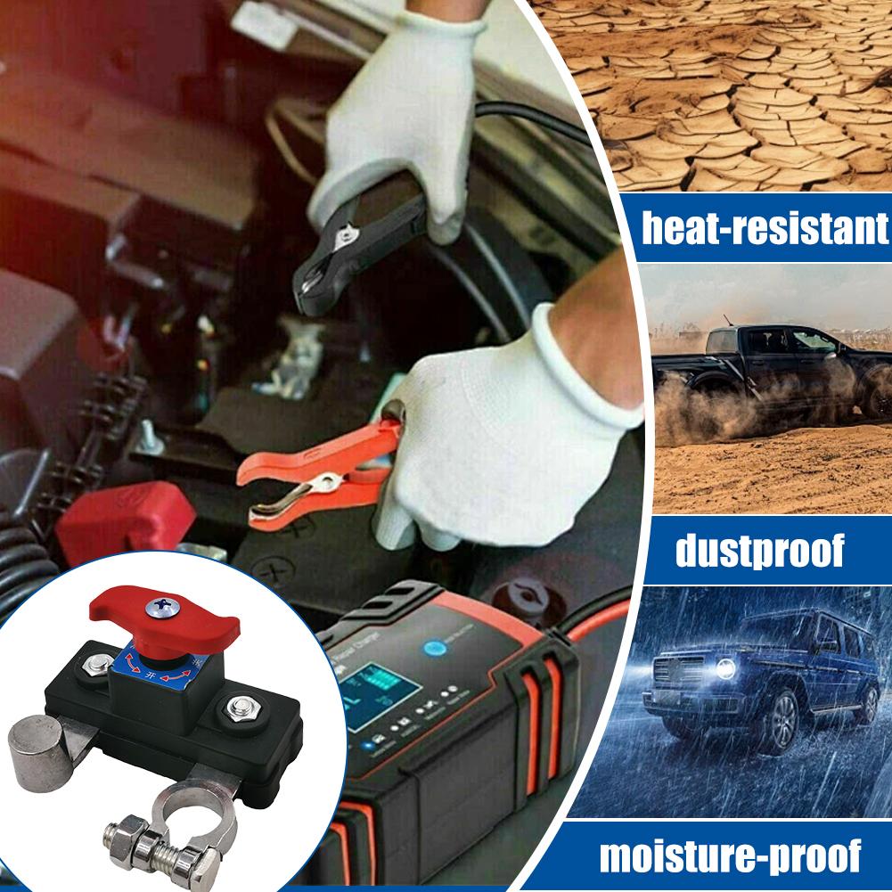 Car Battery Disconnect Heavy Duty Manual Circuit Auto Breaker Off Universal Leakage Car Anti-Power Protector N2S2