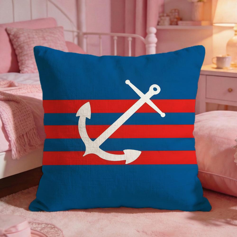 Oocean Sailor Cushion Cover Premium Comfort Reversible Pillow Cove Two In One Design For Any Room  Car Interior