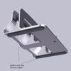 Aluminum Vertical Computer Stand Adjustable 14 45mm Thickness Anti Slip Desktop for Professionals Students