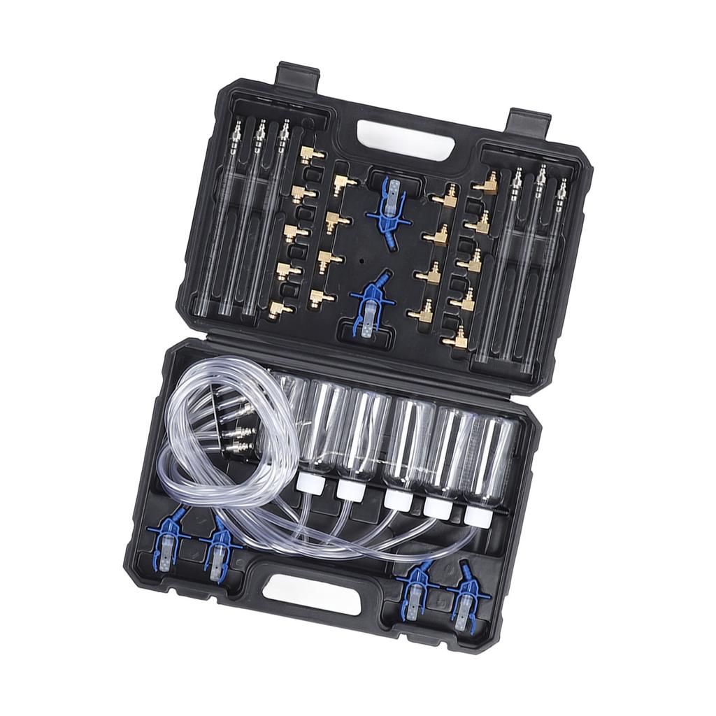 Diesel Injector Flow Test Kit Efficient Multifunctional Heavy Duty Construction Common Rail Adaptor Fuel Tester Set
