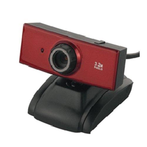 

iBUFFALO Webcam 3.2MP Instant Connection UVC with Headset Red BSW32K02HRD