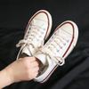 Shoes For Women Low-Top Vulcanized Canvas Platform Sneakers Black Flats Tennis Female Classic Student Small Couples Skateboard
