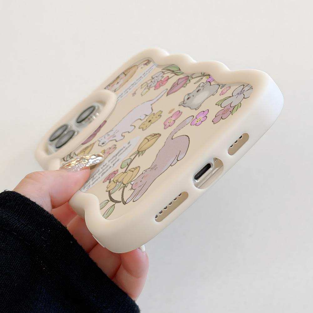 Mobile Phone Cases for iPhone 11 13 XR 15 Pro Max 12 14 Pro Max Case iPhone 16 7 Plus 8 Plus XS Max 15 Plus Macaron Cartoon Cute Anti-fall Waterproof