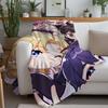 Kpop P-PLAVE Cartoon Blanket Warm And Soft Suitable For Bedroom Living Room Sofa Bed Office Travel Camping