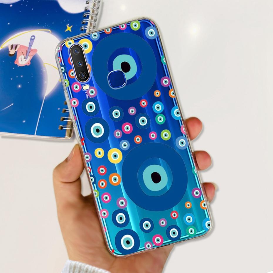 For Vivo Y12 1904 1940 Phone Case Fashion Butterfly Painted Soft Silicone TPU Cover For Vivo Y17 Y15 Y12 1902 1901 Bumper