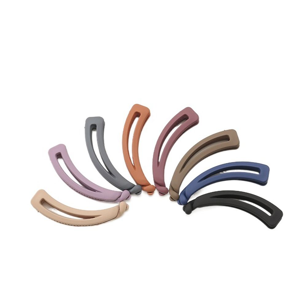 Curly Long Straight Short Hair Ponytail Holder Matte Banana Clip Vertical Clip Hair Accessories