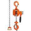 Manual Lever Chain Hoist, 1/4 Ton 550 Lbs Capacity 10 FT Come Along, G80 Galvanized Carbon Steel with Weston Double-Pawl Brake, Auto Chain Leading &