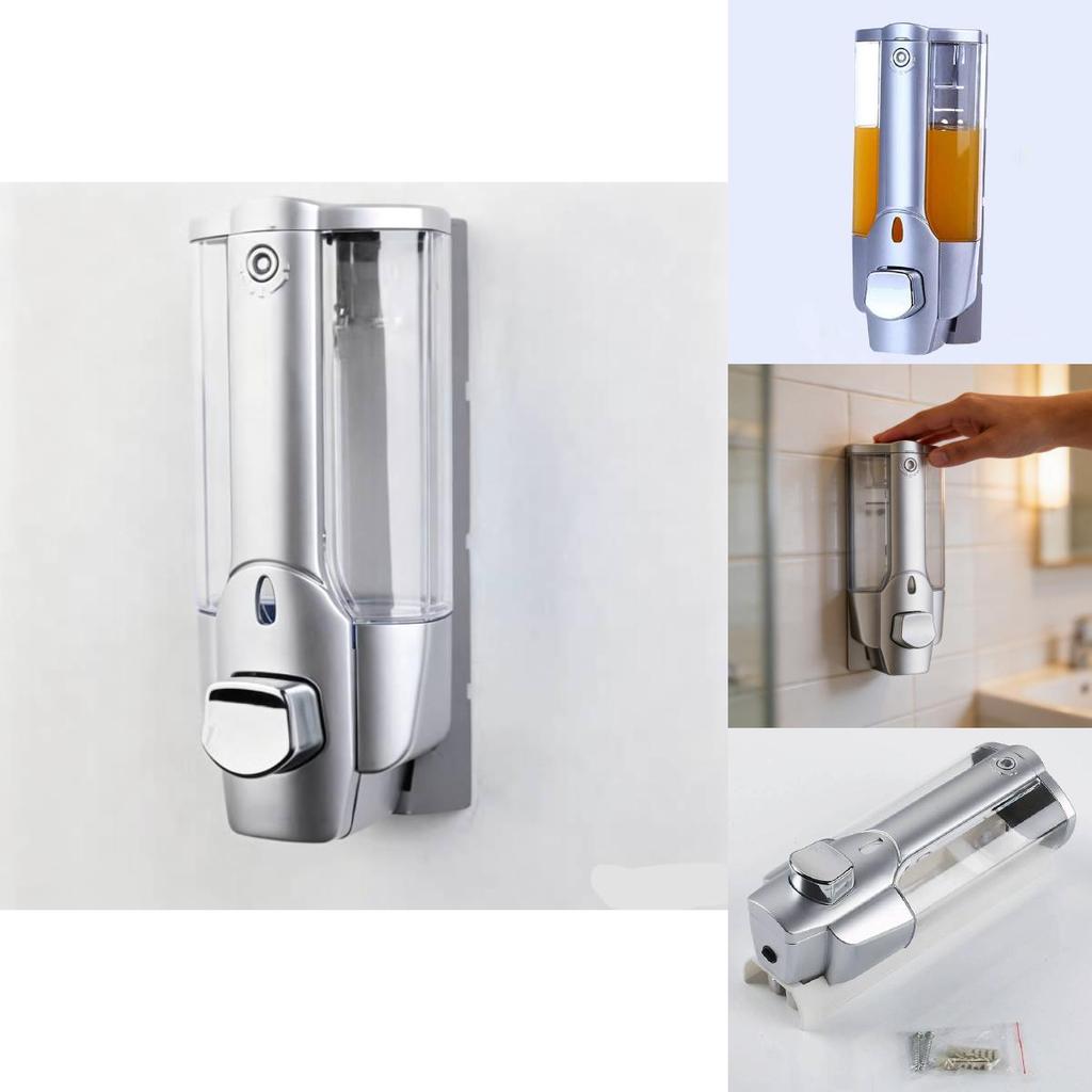 Hotel Bathroom Lockable Soap Dispenser With Hand Press For Commercial Use