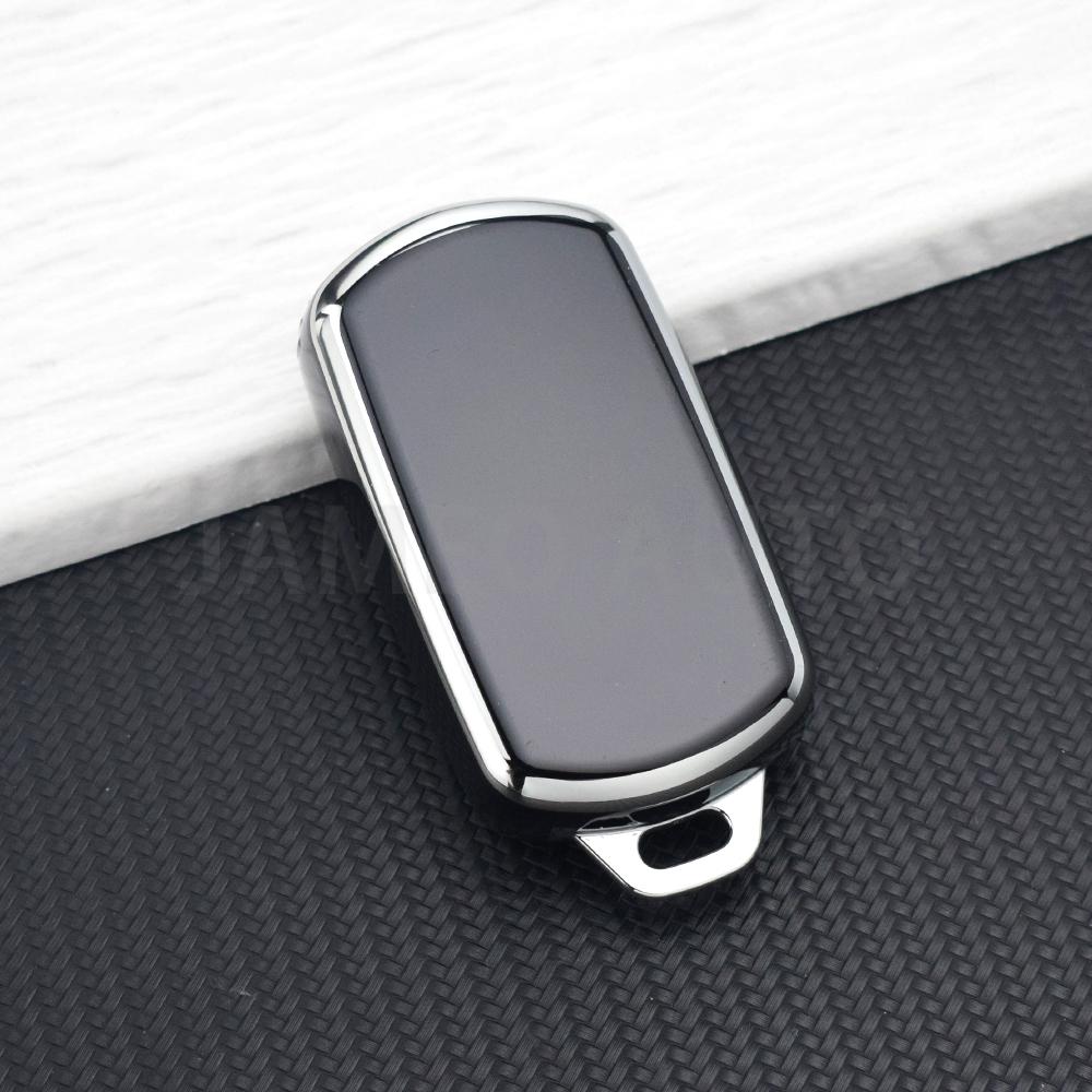3 Buttons TPU Car Remote Key Case Cover for Land Rover Range Rover Sport Discovery LR3 Auto Key Fob Holder Keychain Accessories