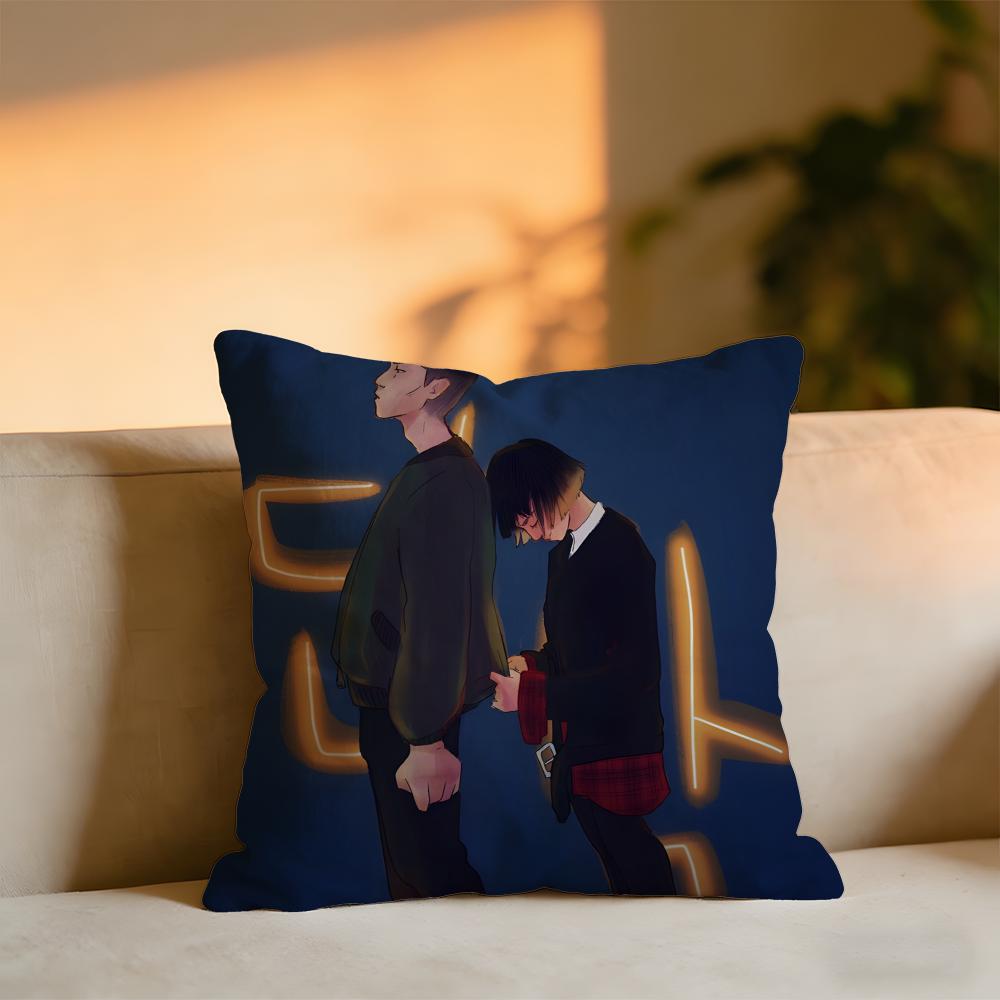 

TV Drama Ltaewon Class Cushion Cover Cozy Velvet Throw PillowSoft Warm Cushion For Sofa Bed 30X30cm