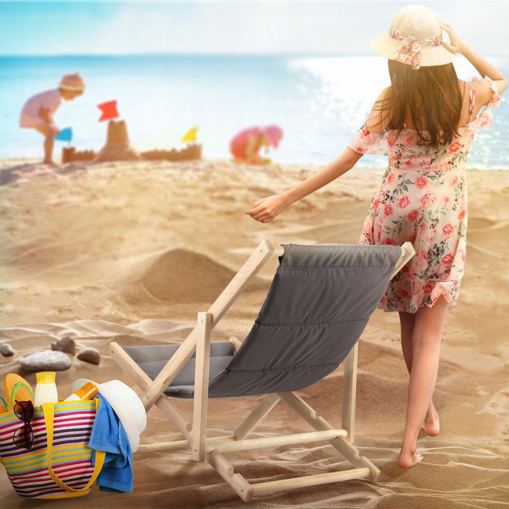KADAX Wooden Sunbed Garden Beach Folding Cushion Comfortable Polish Manufacturer