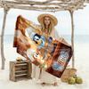 Bluey's Balloon Adventure Customizable Name Beach Towel High Absorbency & Quick-Dry Suitable for Swimming Gym Camping Yoga Vacation
