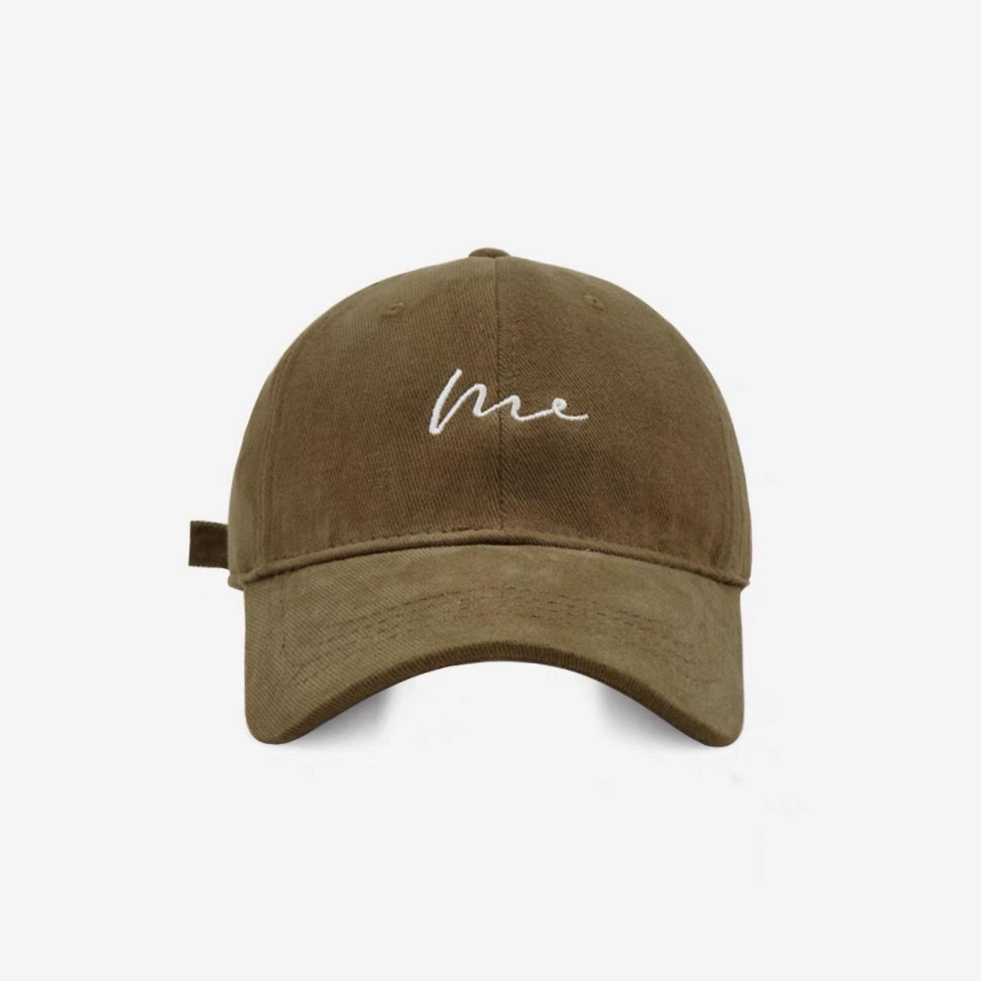 

Korean Style Baseball Cap for Women In Spring and Summer New Style Big Head Circumference Showing Face Small Wide Brim and Deepening Baseball Cap Adjustable