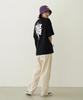 Milkfed Casual MELT LOGO WIDE BLACK Women's S/S TEE,