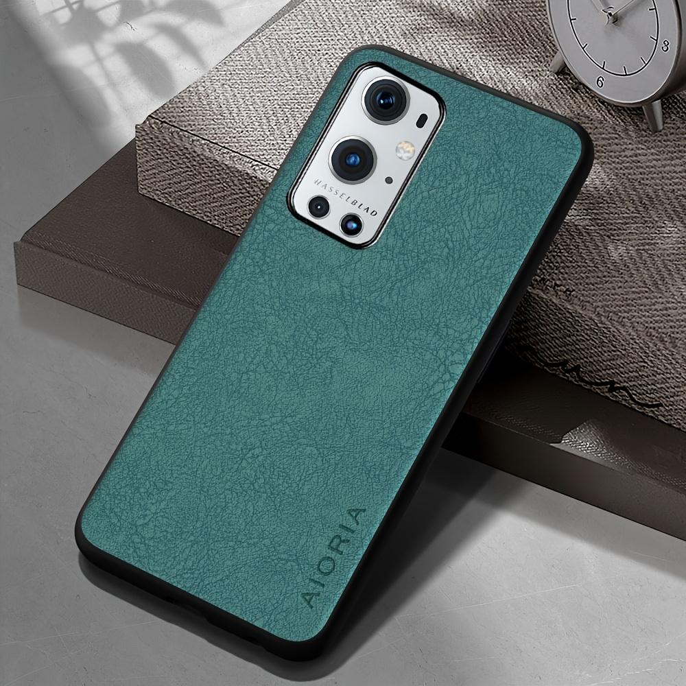 Phone Case: Luxury Retro Synthetic Leather Phone Case for Oneplus 9RT 9R 9 8 7 Pro US 6T 8T 7T Pro Matte Soft Bumper Hard Back Cover