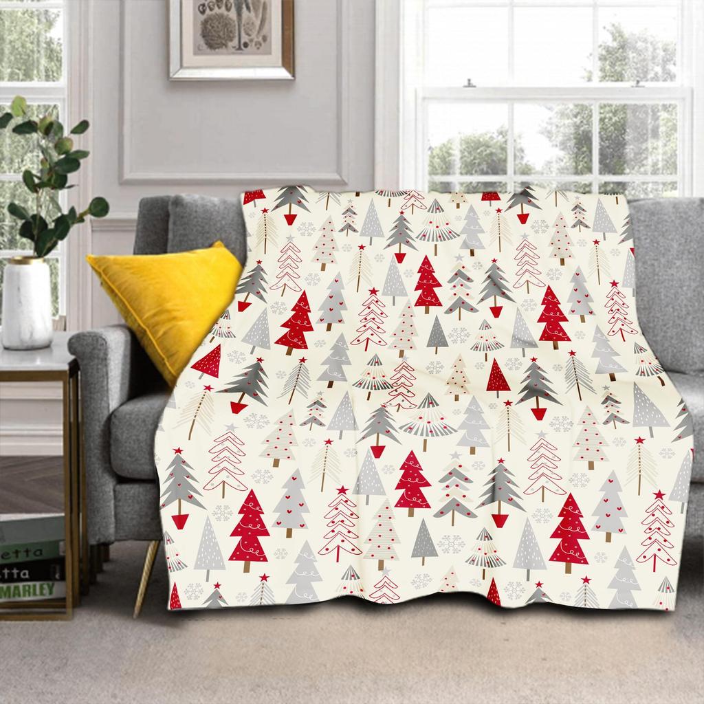 Love Heart Flowering Pumpkin Printed Blanket for Sofa Bed Travel Camping Living Room Office Conditioning Blanket