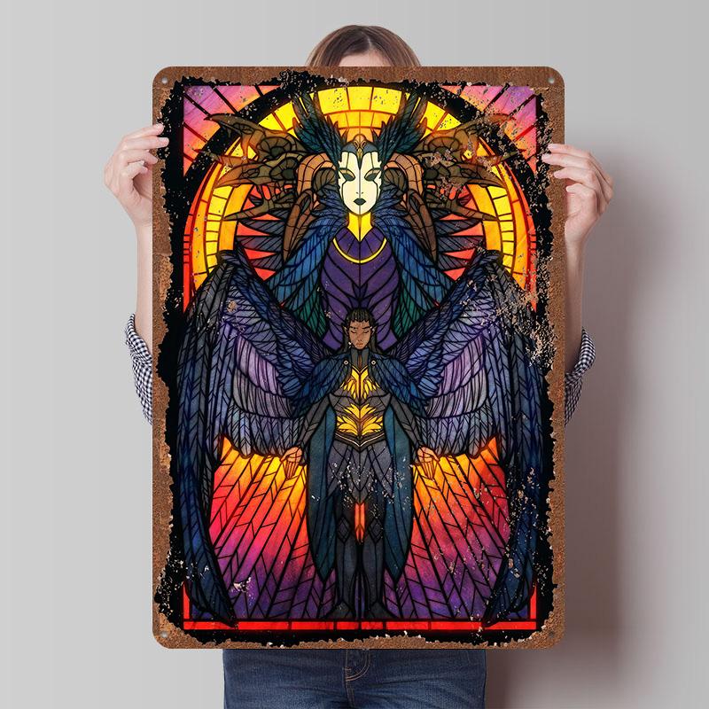 The Legend of Vox Machina Tinplate Posters Customizable Wall Art Retro Vintage Metal Tin Signs for Home and Decoration Gaming