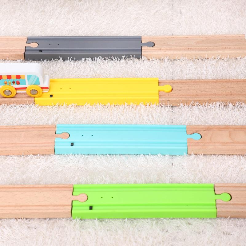 Electric Touch-Activated Train Track Button Compatible with Wooden Tracks