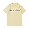 Men's 100% Cotton Crew Neck Short Sleeve T-Shirt, Casual Actually Perfect Cursive Printed Soft Breathable Daily Wear Tees for Men, Relaxed Fit Lightwe