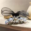 Lovely Daisy Flower Dress Pearl Self Wedding Hairpin