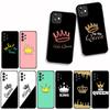For Apple iPhone 17 16 15 11 Pro XS Max XR 6 7 8 Plus + SE 2020 5 16E Phone Cover Case King Queen Princess Cartoon