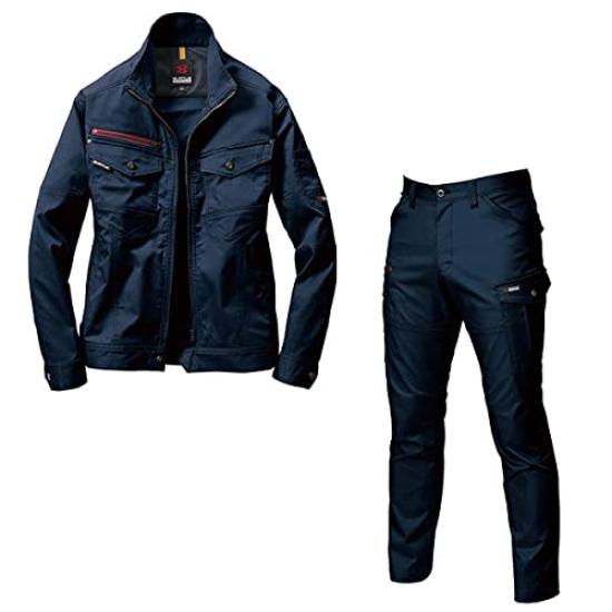 

[BURTLE] Рабочая одежда BURTLE 7051 7052 Комплект верх и низ ВСЕ Сезоны Осень/Зима Унисекс Рабочая одежда (Темно-синий, 3л)