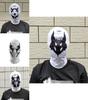 Watchmen Rorschach Character Cosplay Mask Stylish Digital Print Unisex Hooded Design