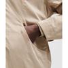 Lululemon Taffeta Removable Hood Long Jacket  Slnsh Collection Mojave Tan